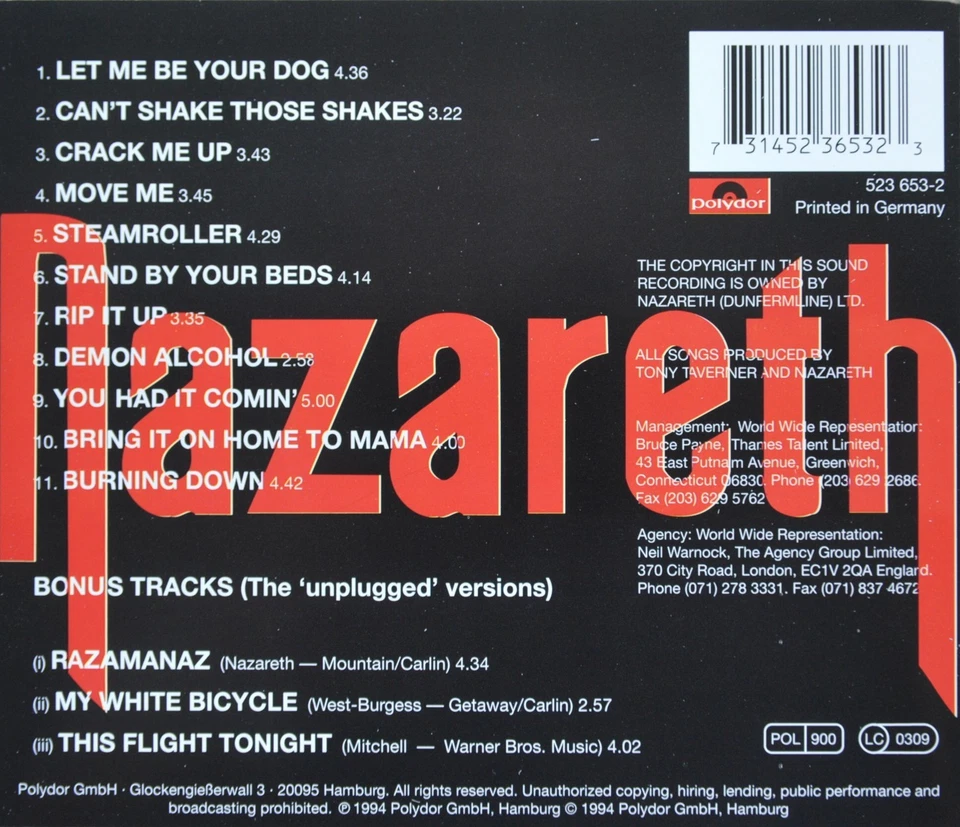 CD🔴 NAZARETH - „move me“ NEU - Bild 2 von 2