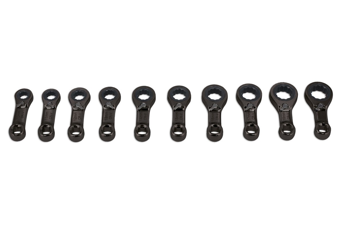 Laser Tools Ratchet Ring Torque Adaptor Set 3/8""D 10pc 8985