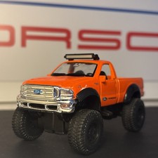 Maisto Ford F350 Super Duty Diecast 1/46 Scale Orange Pickup Truck F Series Rare