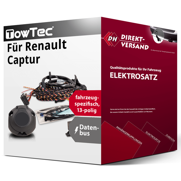 für Renault Captur I Typ J5/ H5 Elektrosatz 13Polig Spezifisch Esatz Neu-image