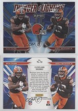 2021 Panini Playoff Thunder and Lightning Nick Chubb Odell Beckham Jr #TL-12