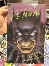 Batman: Venom  SIGNED by Garcia-Lopez COA Graphic Novel TPB Origin of Bane Drug