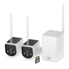 Swann MaxRanger 4k Solar 2 Camera Wireless Security System SWNVK-MR4KSD2