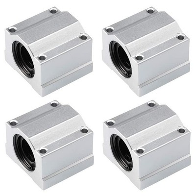 HiPicco Linear Motion Ball Bearing Slide Block, SCS20UU 20mm Pillow Block Clo...