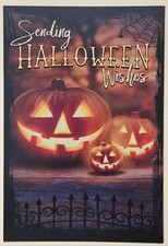 Happy Halloween /Greeting Card Large Format  Envelope 8x5,5" 