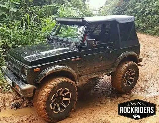 1986-1994 Suzuki Samurai Replacement Soft Top W/ Rear 31% Tinted Windows Black — 第 4/4 张图片
