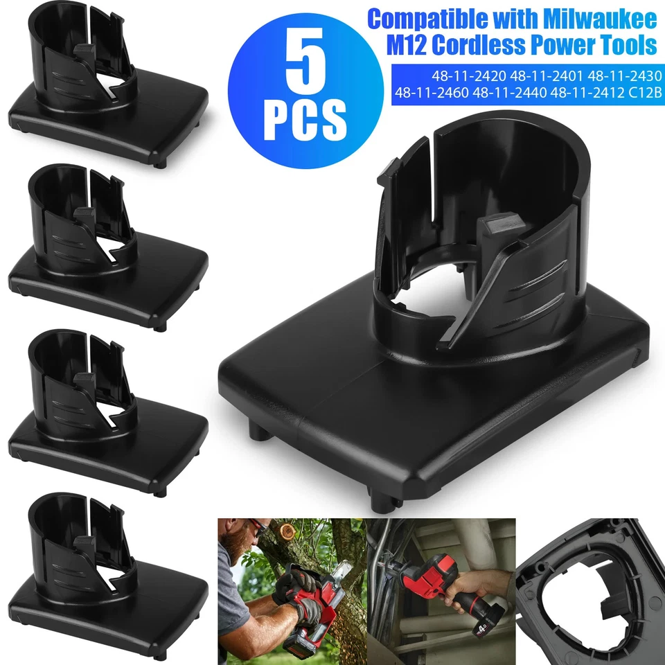 10/5Pcs For Milwaukee M12 Battery Top Plastic Case Replacement Shell Cover US