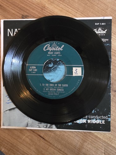 Nat King Cole Night Lights Capital Records EAP 1-801 - Bild 3 von 3