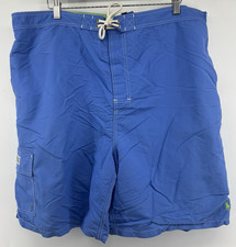 Polo Ralph Lauren 3XLT Board Shorts Swim Trunks Medium Blue Cargo Missing Liner