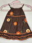 Baby Girl Brown Floral Y2K Sundress Koala Kids Size 12 Months