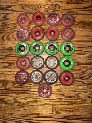 21x Konixx labeda roller blade hockey wheels 80mm