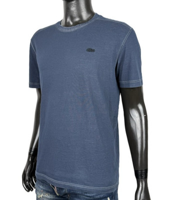 Lacoste Sport Herren T-Shirt 4  M Blau Kurzarm Krokodil Logo