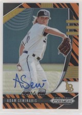 2020 Panini Prizm Draft Picks Tiger Stripes 9/25 Adam Seminaris #PDP141 Auto uk2