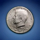 1971 D Kennedy half dollar with a "double chin"  DDO-008 Error.