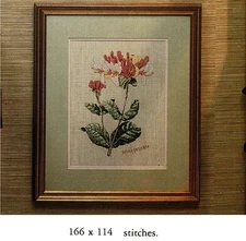HONEYSUCKLE  CROSS STITCH PATTERN  ONLY    YD  QSQ