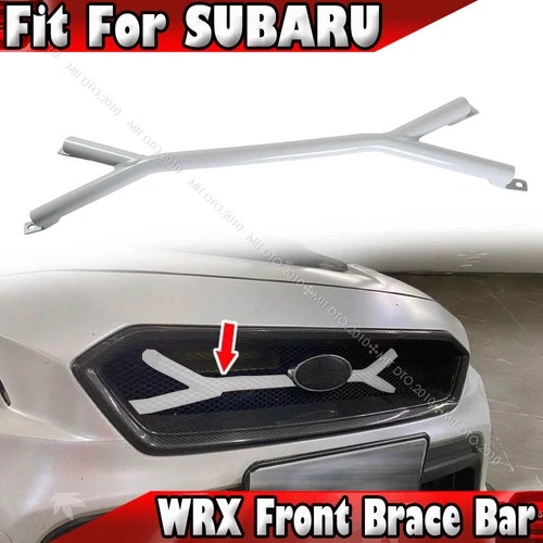 2015-2021 Fits SUBARU WRX VA Levorg 4th Aluminum Front Brace Bar Painted White