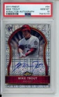 2011 Topps Finest Mike Trout 84 X-Fractor Rookie Autographs /299 (AU, RC) PSA 10