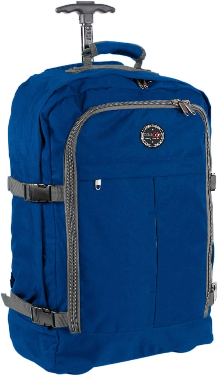 Zaino Scuola Zaino Trolley KONO Per Scuola - Impermeabile Con Ruote Removibili 25L Zaino Trolley Scuola Media