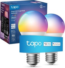 Tapo L530E 2-Pack E27 Smart Bulb, Alexa Bulb, Extra Bright WiFi Smart Bulb, Mul