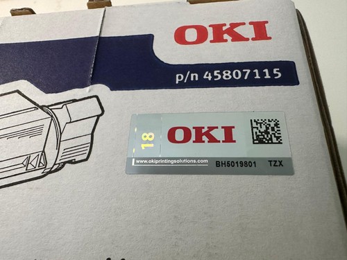 Okidata Genuine 45807115 Toner ES5112 ES5162 ES4192 ES4172 ES4132 Original OKI - Picture 2 of 4