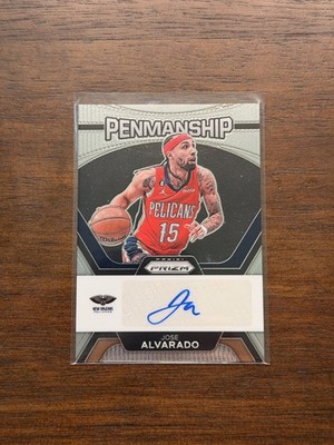 2023-24 Panini Prizm - Penmanship Jose Alvarado #PNM-ALV (AU)