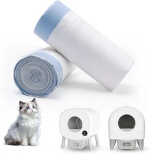 40-Pack Heavy Duty Cat Litter Box Liners, Extra Thick Automatic Bags, Leakproof