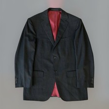 Suitsupply pure wool stripped red lined blazer 1jnca0 38S