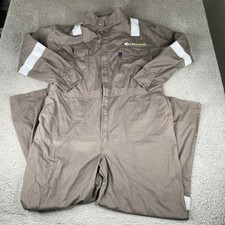 Armadillo FR Coveralls Mens 2XL Gray Flame Resistant Reflective NFPA 2112 HRC 2