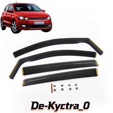 Windabweiser Regenabweiser 4-Tlg Für VW Polo MK5 5-Türer Hatchback 2009-2017