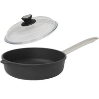 Skk Guss Schmorpfanne 26Cm Induktion Bratpfanne Antihaft Edelstahlgriff & Deckel