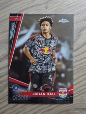 2024 Topps Chrome MLS RC Julian Hall New York Red Bulls #141 USA Rookie Card. rookie card picture