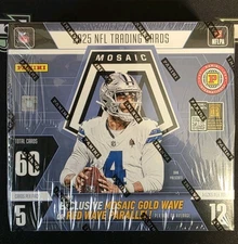 2025 Panini Mosaic Football International Hobby 12 Box Case Factory Sealed