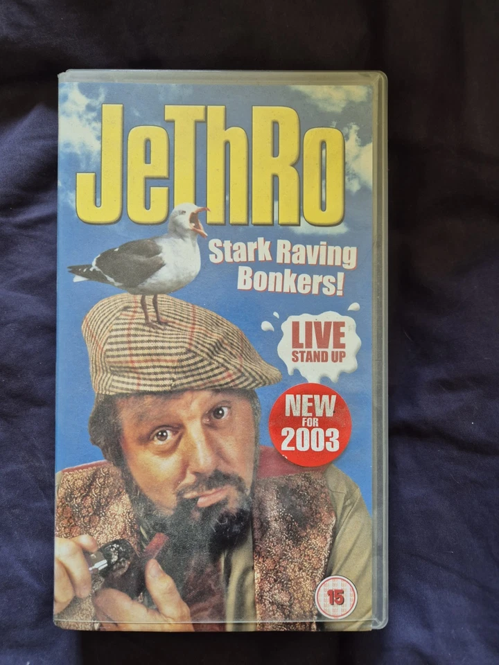 Jethro Stark Raving Bonkers Live Stand Up Comedy VHS Video Tape 2003 Universal - Image 1 of 2