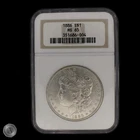 1886 Morgan Silver Dollar $1 NGC MS65  Old Holder -Z015