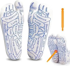 Calze Riflessologiche Donna con Trigger Point Strumento Massaggio per Sollievo Dolore Piedi