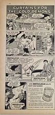 1949 Print Ad Mentholatum Fights Cold Misery Comic "The Cold Demons" Characters
