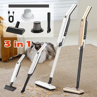 Cordless Stick Vacuum Cleaner 3-in-1 Handheld Car Vac Home Hard Floor Carpet Pet
