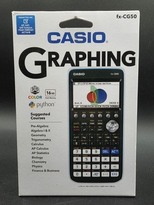 Casio FX-CG50 Graphing Calculator - Black for sale online | eBay