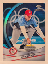 2026 Topps Chrome US Winter Olympics #110 John Shuster - Curling - Aqua /199