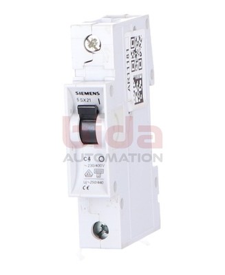Siemens 5 SX21 C4 Leistungsschutzschalter Circuit Breaker 