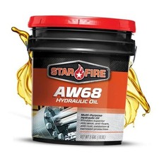 AW68 Hydraulic Oil 5 Gallon Pail Premium Anti-Wear Formula for Industrial
