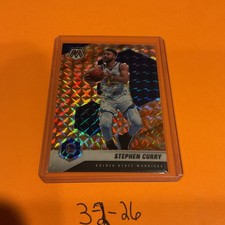 2020-21 Panini Mosaic - Stephen Curry #175 Reactive Orange Prizm