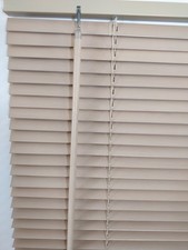 BNIB DEBEL VENETIAN REAL WOODEN BLINDS BEECH LIGHT WOOD 110CM X 160CM 3.6FT