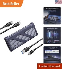 40Gbps M.2 NVMe SSD Enclosure with Cooling Fan - 8TB Thunderbolt Compatible