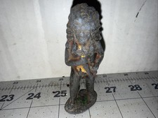 Barclay Lead Indian Chief w/ Knife Vintage 1930s Toy Soldier Hollow Base