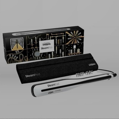 L'Oréal Rowenta Professional Steampod 3.0 Flat Iron Straightener Styler Gift Set