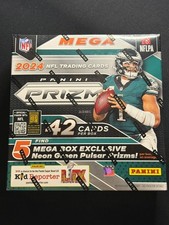 2024 Panini Football Prizm Mega Box - Factory Sealed - Green Pulsar *In Hand*🔥