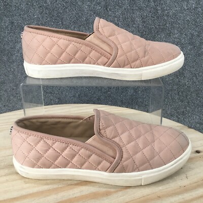 Steve Madden Shoes Womens M Ecentrcq Slip-on Sneaker Quilted Pink  Casual Low