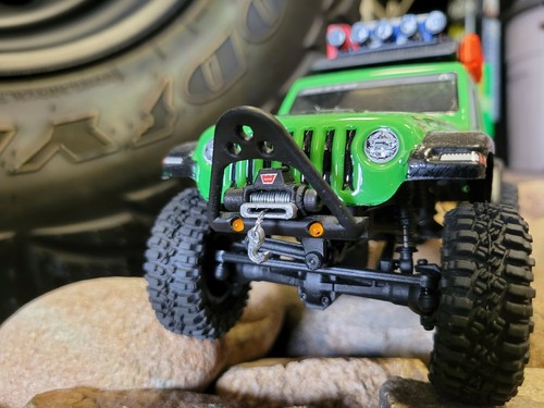 1/18 -1/24 Scale Winch Micro Crawler Upgrade Accessories Scx24 Mini Z Trx4m - Picture 9 of 10