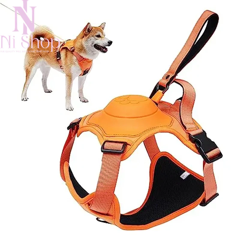 Dog Harness Retractable Leash Set Automatic Flexible Rope Anti-Twist Breathable